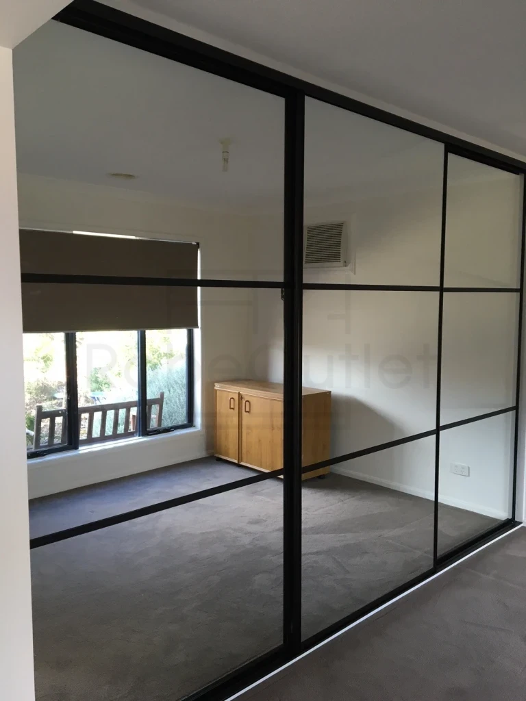 Mirror With Horizontal Strips DIY