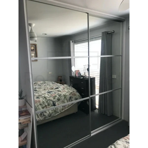 Mirror With Horizontal Strips DIY