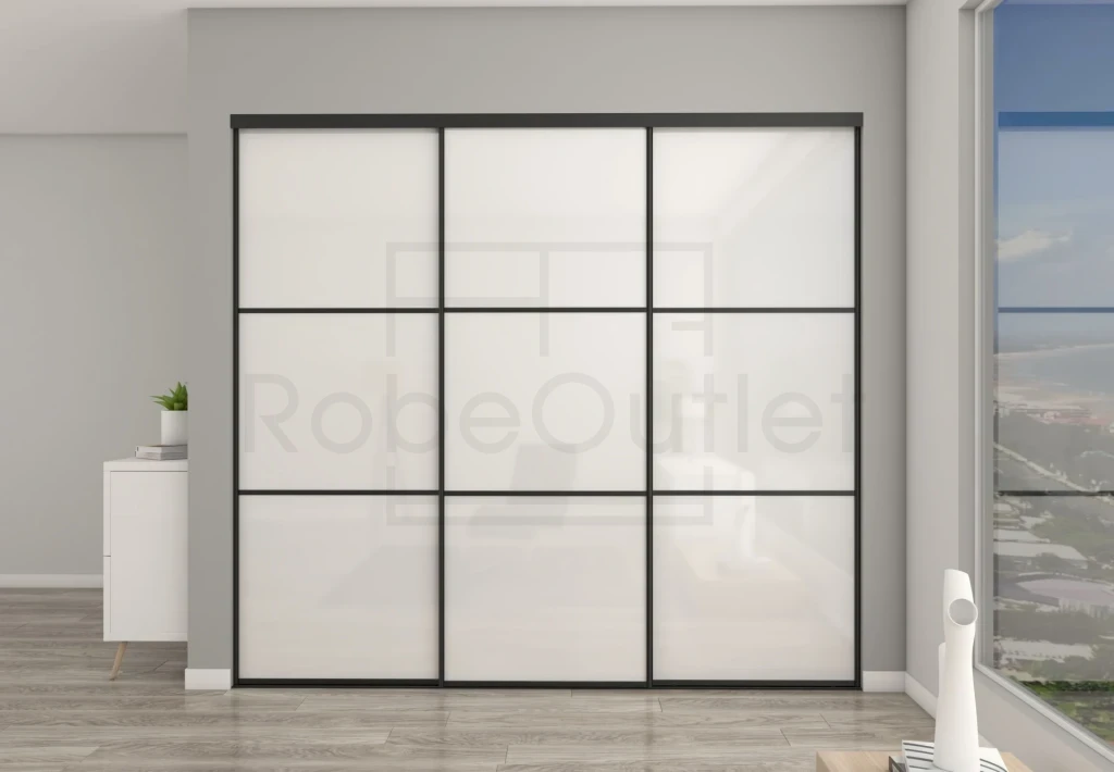 Super white Glass With Horizontal Strips DIY