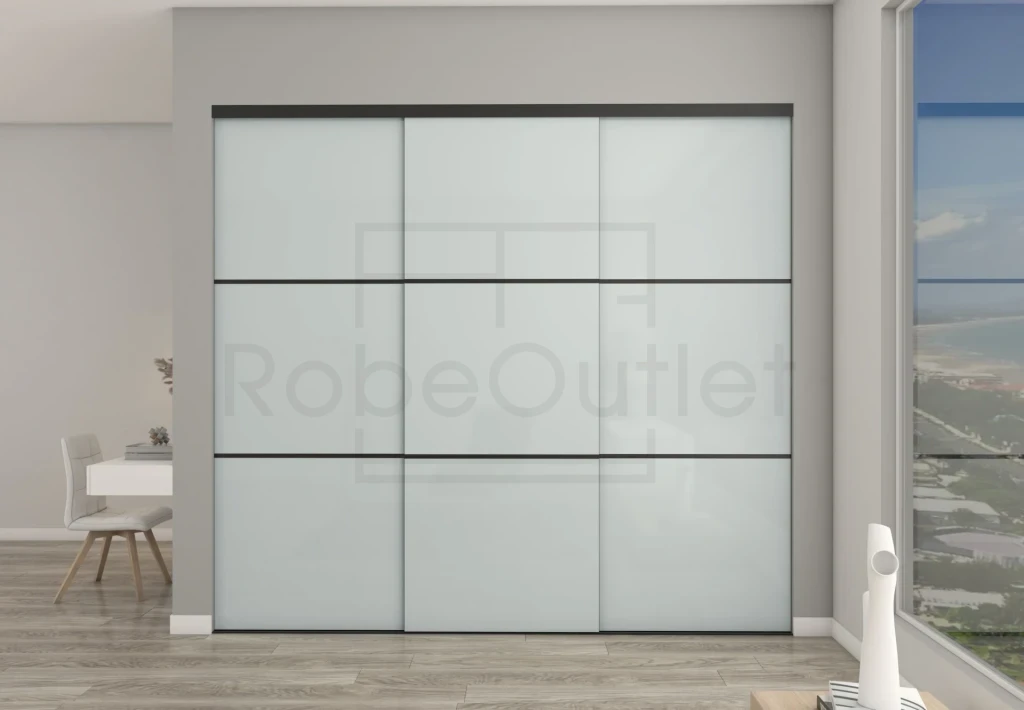 Greenish White Glass With Horizontal Strips DIY