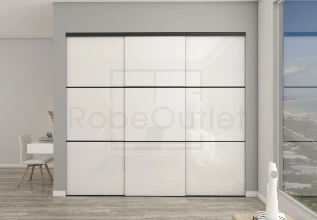 Super White Glass-with Horizontal Strips DIY